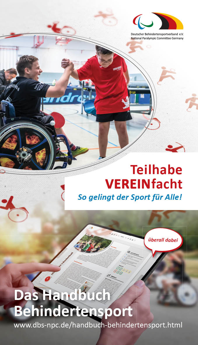 Anzeige Handbuch Behindertensport